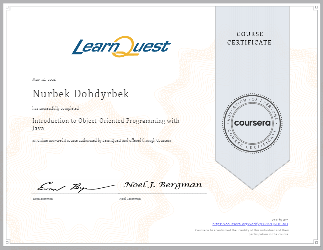 Certificate 2